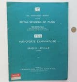 Piano exam pieces 1976 ABRSM Grade IV 4 List A&B vintage 1970s sheet music book